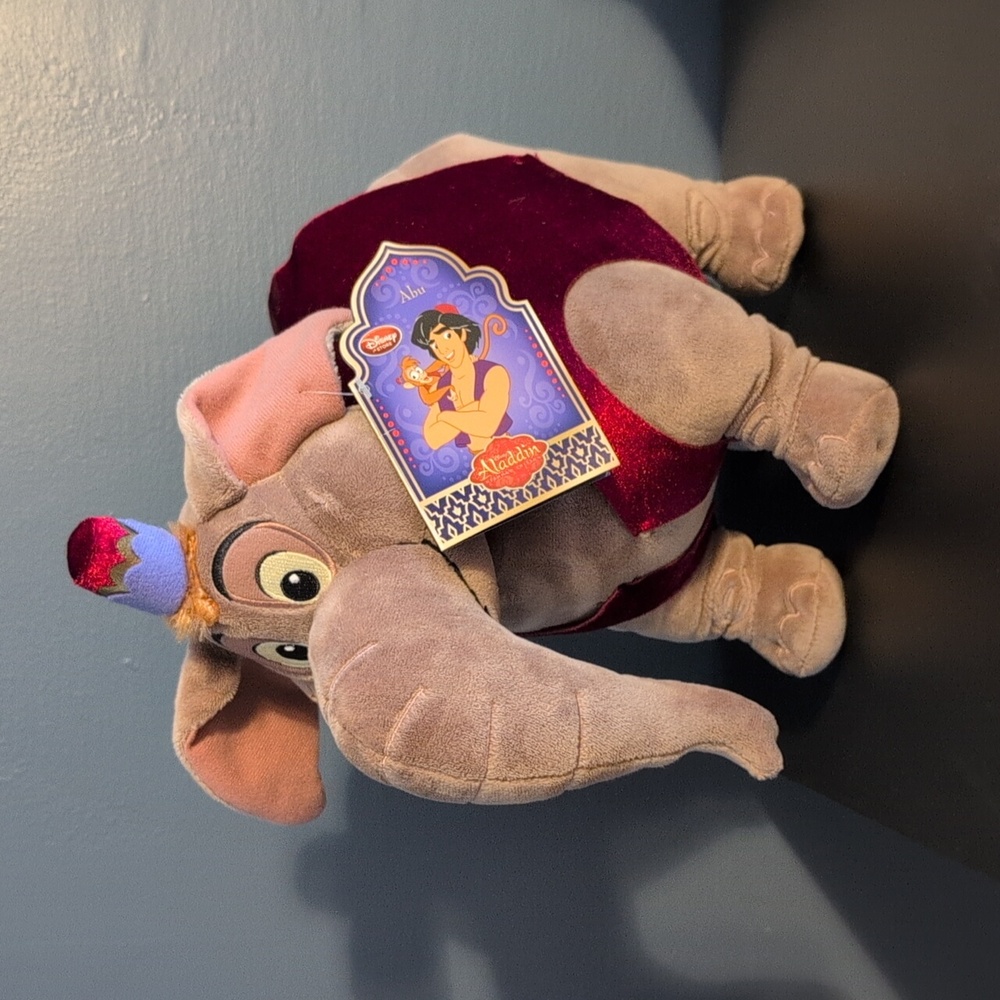 NWT - Disney Aladdin Abu Elephant Plush Disney Store Exclusive